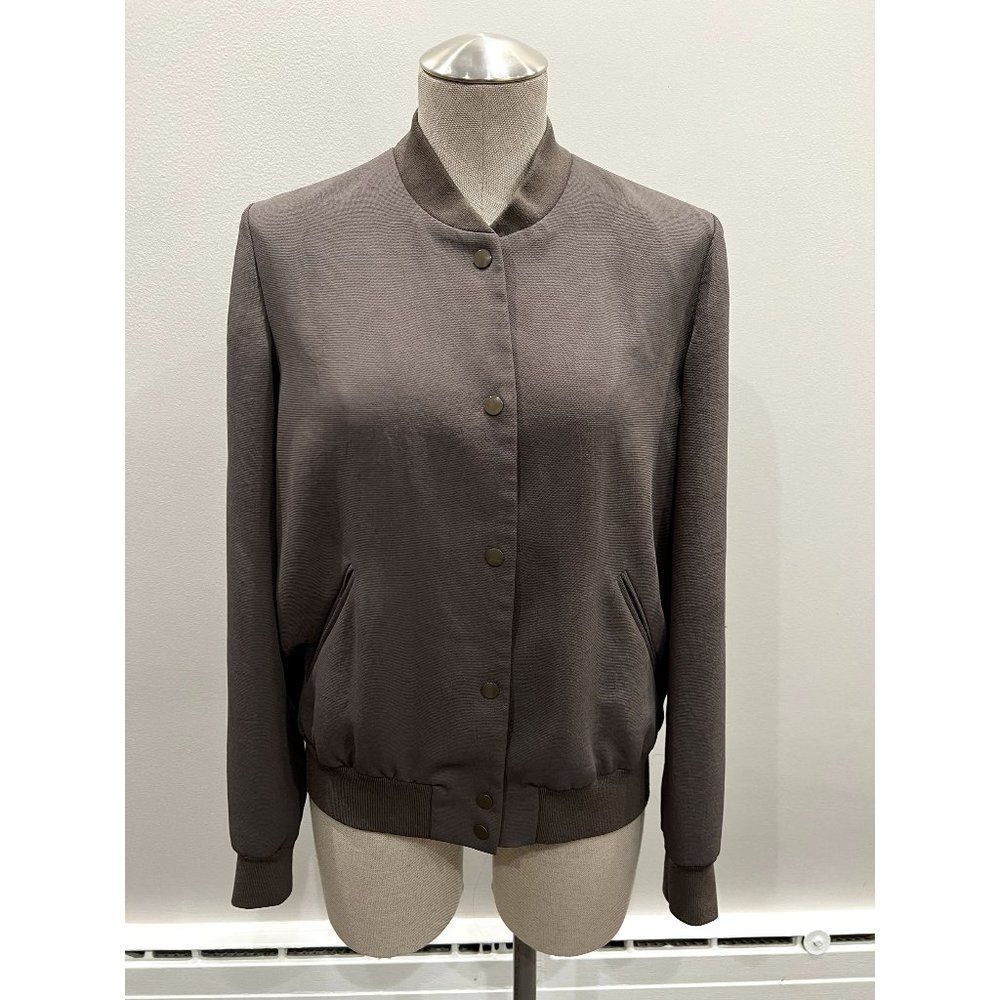 Aritzia Bomber Jacket in Dark Brown